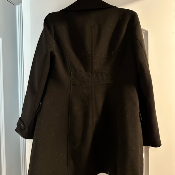 Elegant Black Women's Coat - Picture 2 of 3
